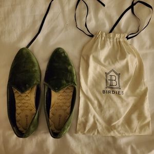 Birdies The Heron Flats in Olivine, Size 7.5